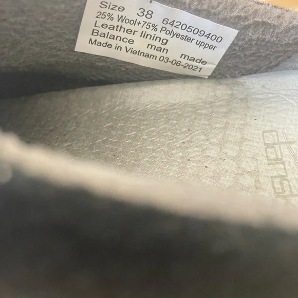 Dansko Women's Black Wool Slippers - Picture 4 of 6